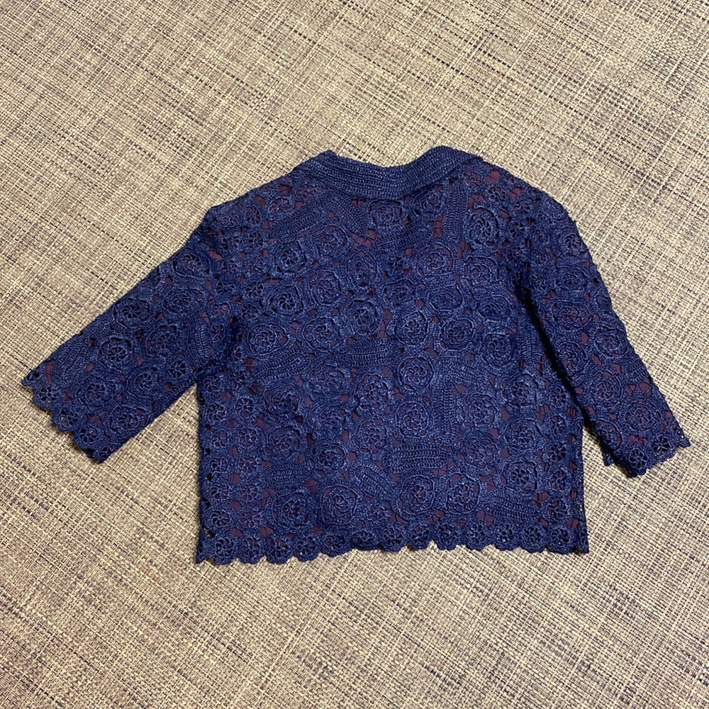 Rafia L VINTAGE cropped jacket INCREDIBLE!! - Picture 4 of 5